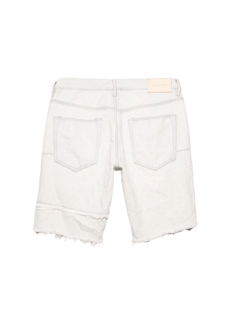 Purple-Brand Shorts - Slim - White Wash - P020 2 Purple-Brand Shorts - Slim - White Wash - P020