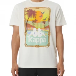 Shop All Kappa T-Shirt - Cattawood - White Cream - 38154UW