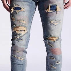 Embellish Jeans - Concat Distressed - Blue - EMBF121-101