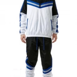 Rebel Minds Tracksuit - Half Zip Nylon - Black - 121-811