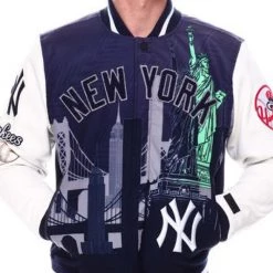 Pro Standard Jacket - New York Yankees - Navy And White - LNY632067