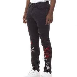 Smoke Rise Jeans - Leave Me Alone - Jet Black - JP21732