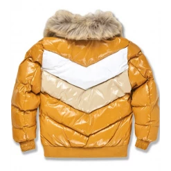 Shop All Jordan Craig Kids Jacket - Blocked Puffer - Wheat - 91548K