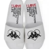 Kappa Slides - Authentic Aasjaat - White And Black - 34164FW