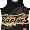 Mitchell & Ness Jersey - Big Face 4.0 Raptors - Black And Gold - TMTK1258 Shop All