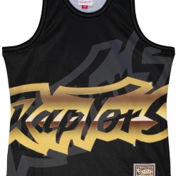 Mitchell & Ness Jersey - Big Face 4.0 Raptors - Black And Gold - TMTK1258 Shop All