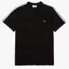 Lacoste T-Shirt - Stripe Cotton - Black-031 - TH7079 Shop All