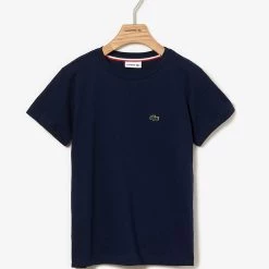 Lacoste Kids T-Shirt - Small Logo - Navy - TJ1442 Shop All