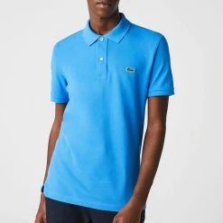 Lacoste T-Shirt - Slim Polo - Blue-PTV - PH4012 Shop All