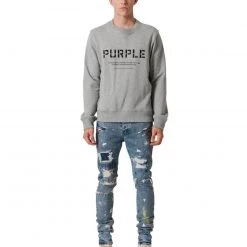Shop All Purple-Brand Jeans - Paint Repair - Faded Indigo - P001-FIPR222