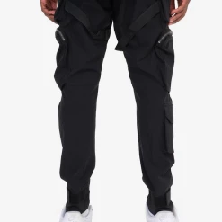 Shop All Life Code Track Pants - Utility Straps - Black - 13P03