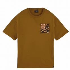 Shop All Scotch & Soda T-Shirt - Graphic Organic Cotton - Brown - 162370