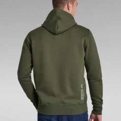 G-Star Hoodie - Hooded Sweater - Dark Bronze Green - D20508 Shop All