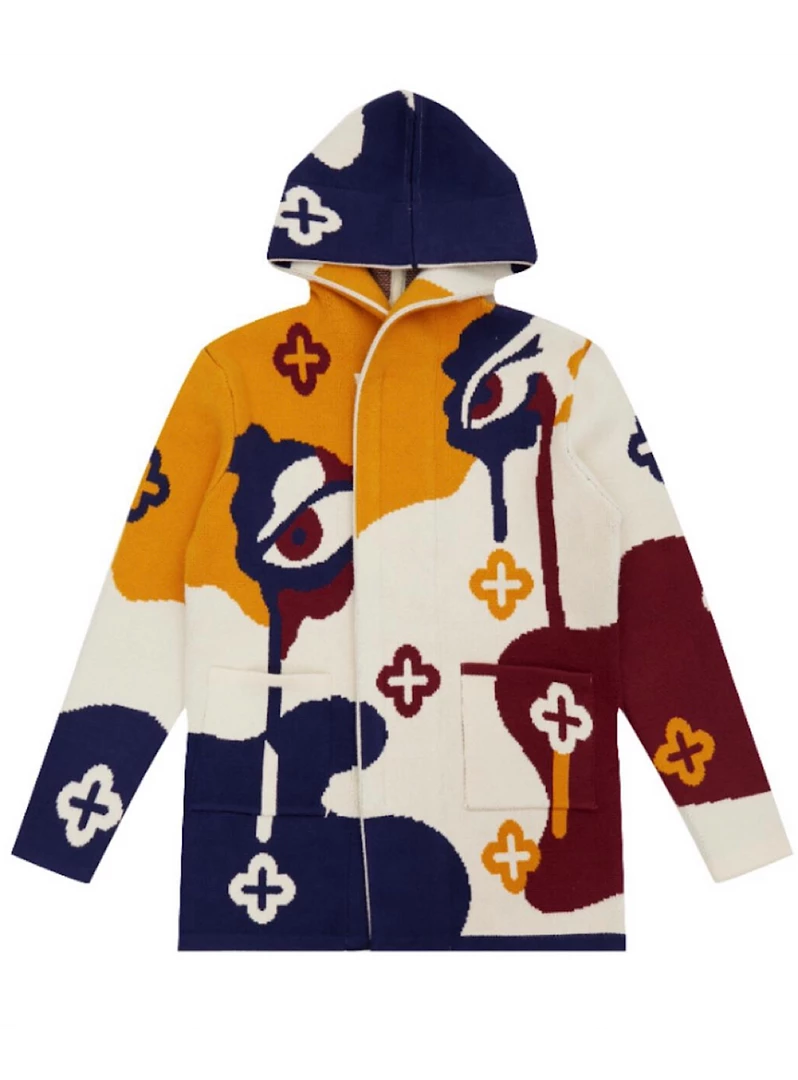 Roku Studio Sweater - The Real Eyes Cardigan - Mustrad - RK6480621 1 Roku Studio Sweater - The Real Eyes Cardigan - Mustrad - RK6480621