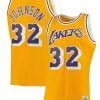 Shop All Mitchell & Ness Jersey - LA Lakers Johnson 32 - Yellow - SMJYGS18175