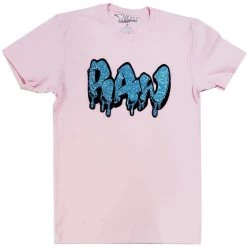 Rawyalty T-Shirt - Raw Drip Bling - Pink And Aqua Shop All