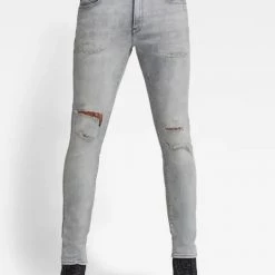 G-Star Jeans - Lancet Skinny - Vintage Ripped Oreon Grey - D17235-A634