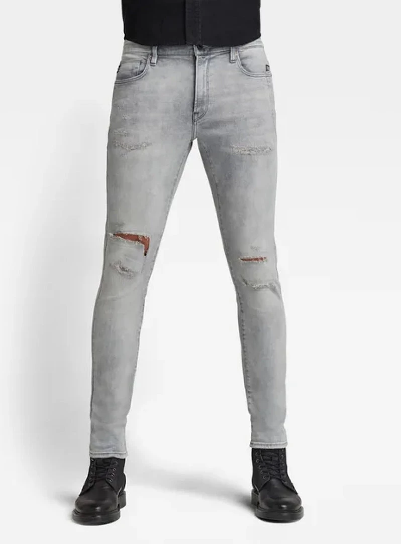 G-Star Jeans - Lancet Skinny - Vintage Ripped Oreon Grey - D17235-A634 1 G-Star Jeans - Lancet Skinny - Vintage Ripped Oreon Grey - D17235-A634