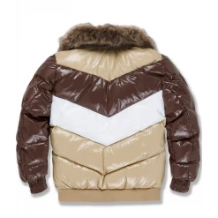 Jordan Craig Kids Jacket - Blocked Puffer - Mocha - 91548K Shop All