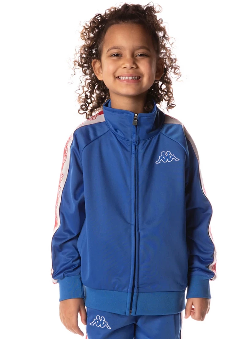 Kappa Kids Tracksuit - Logo Tape Dartem - Blue Lapis - 35184SW Shop All 1 Kappa Kids Tracksuit - Logo Tape Dartem - Blue Lapis - 35184SW Shop All