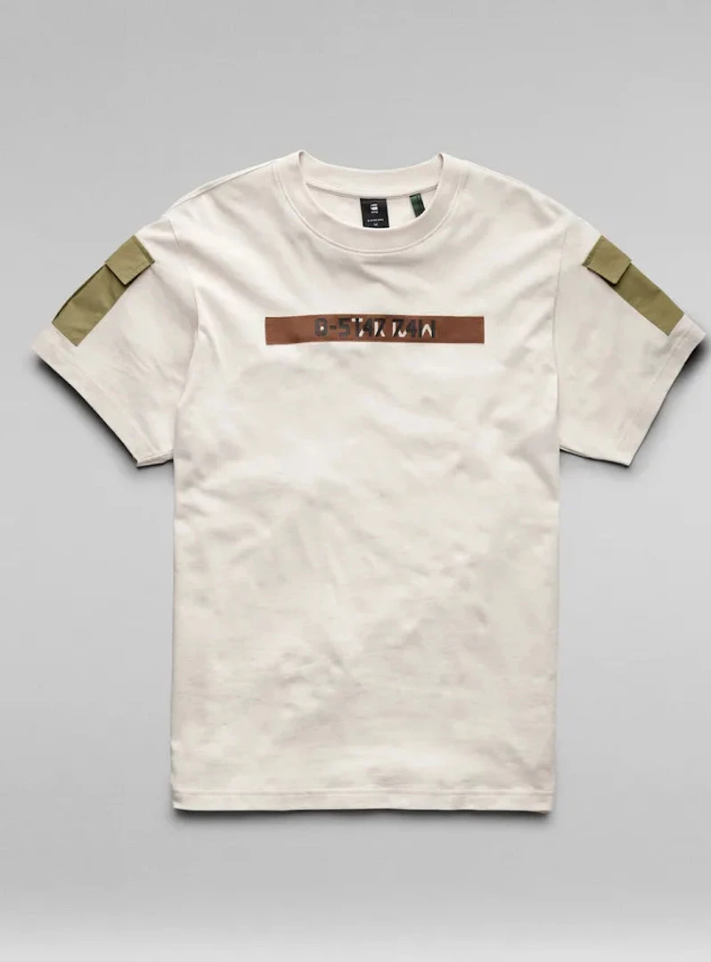 Shop All G-Star T-Shirt - Utility Pocket - Dk Talc - D21228 1 Shop All G-Star T-Shirt - Utility Pocket - Dk Talc - D21228
