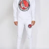 LOCKED & LOADED LNL Sweatsuit - LLS Rhinestone - White - LLSSET106