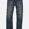 Purple-Brand Jeans - Bootcut Mid Dirty Destroy - Indigo - P004-MIDD222 Shop All