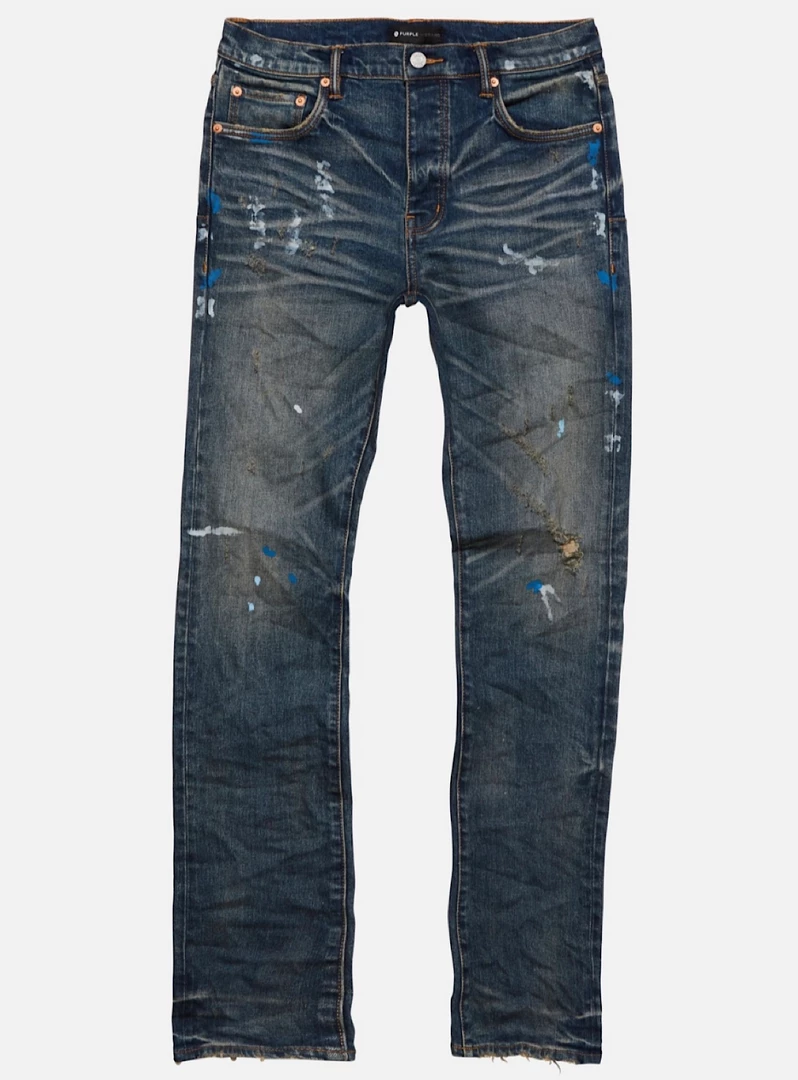 Purple-Brand Jeans - Bootcut Mid Dirty Destroy - Indigo - P004-MIDD222 Shop All 1 Purple-Brand Jeans - Bootcut Mid Dirty Destroy - Indigo - P004-MIDD222 Shop All