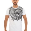 George V T-Shirt - Eagle - White - GV-2366