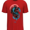 Point Blank T-Shirt - Dollar Skull - Red Shop All