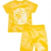 New Arrivals Billionaire Boys Club Kids Short Set - BB Washed Helmet - Golden Rod - 823-3304
