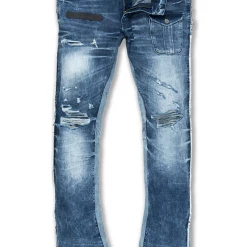 Jordan Craig Jeans - Sean Stacked - Tonal Blue - JSF91560