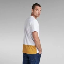Shop All G-Star T-Shirt - Canoe Colorblock - White - D21204