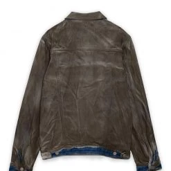 Purple-Brand Jacket - Wash - Olive And Blue - P006