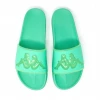 Kappa Slides - Authentic Aqua 1 - Green And White - 3118CBW