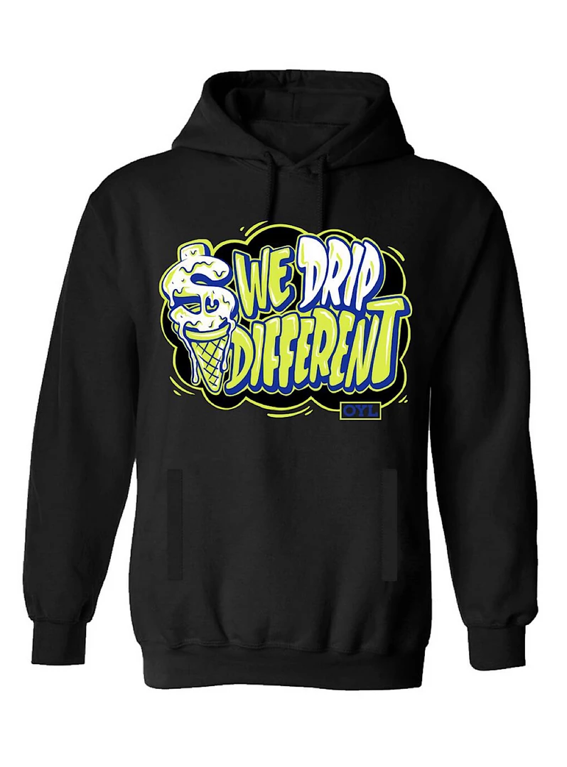 OYL Hoodie - We Drip Different - Black - OYL166H Shop All 1 OYL Hoodie - We Drip Different - Black - OYL166H Shop All