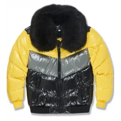 Shop All Jordan Craig Kids Jacket - Blocked Puffer - Pollen - 91548K