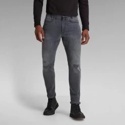 G-Star Jeans - D-Staq 3D Slim - Faded Ripped Blade - D05385