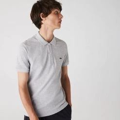 Lacoste T-Shirt - Slim Polo - Grey Chine - PH4012 Shop All