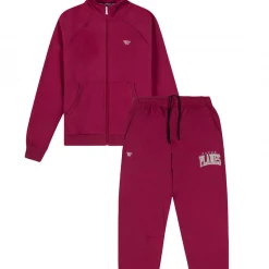Paper Plane Sweatsuit - Fleece Zip - Carmin - 300084 Shop All