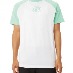 Shop All Kappa T-Shirt - Authentic Pop Elaysa - White And Green Spring - 3115WCW
