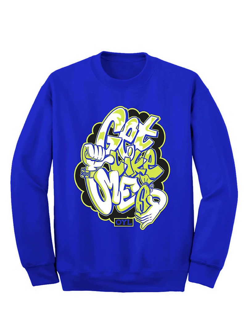 OYL Sweater - Get Like Me - Royal - OYL165CF Shop All 1 OYL Sweater - Get Like Me - Royal - OYL165CF Shop All