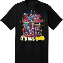 Shop All Five Pointz T-Shirt - It's All Good - Black - DM1143