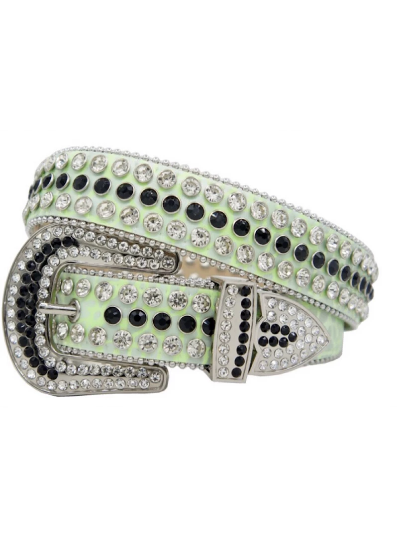DNA Belt - Leopard - Lime With Black And Clear Shop All 1 DNA Belt - Leopard - Lime With Black And Clear Shop All