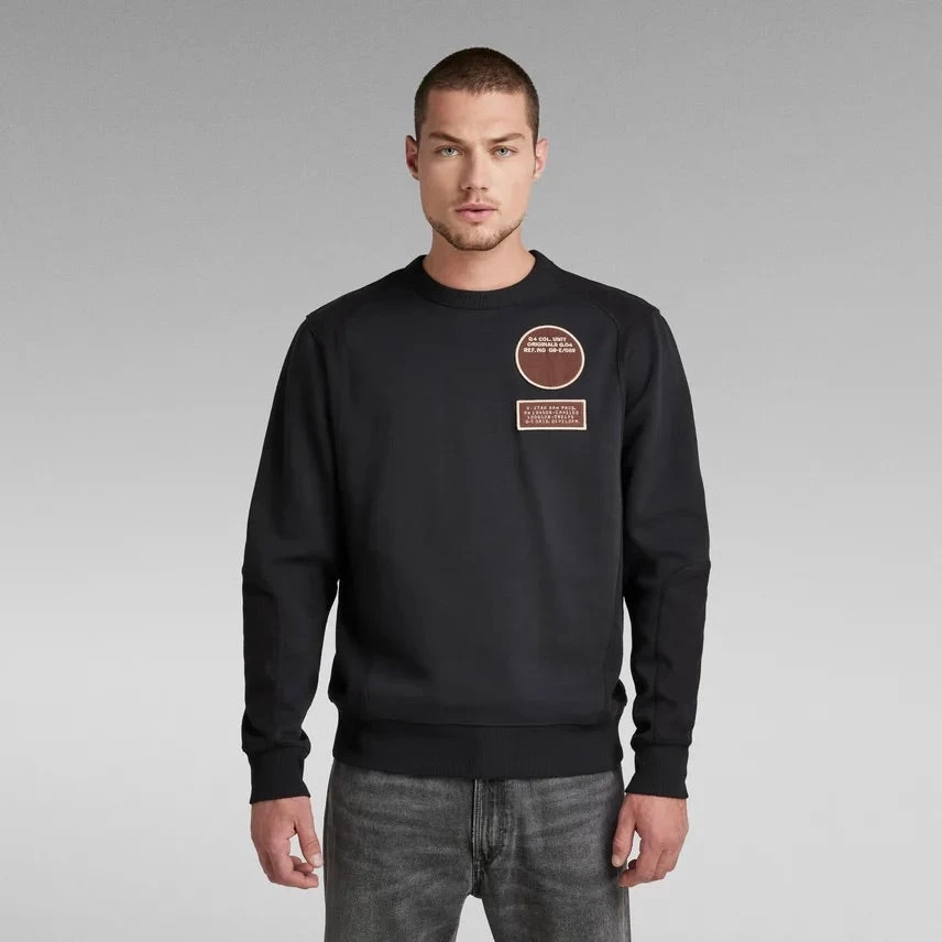 G-Star Sweatsuit - Moto Crew - Black - D21143 7 G-Star Sweatsuit - Moto Crew - Black - D21143