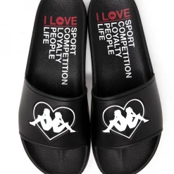Shop All Kappa Slides - Authentic Aasjaat - Black And White - 34164FW