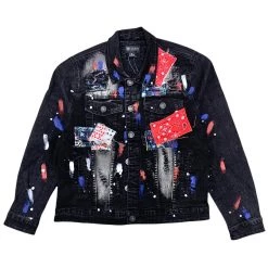 Shop All Waimea Denim Jacket - Bandana - Black - M6229D