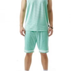 Shop All Rebel Minds Short Set - Solid Mesh Tank - Mint - 100-120