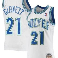 Mitchell & Ness Jersey - Minnesota Timberwolves Garnett 21 - White - SMJYSB19032 Shop All