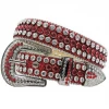 Shop All Milano Belt - Stones And Studs - Shiny Red And Clear
